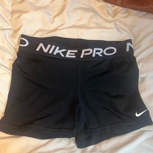 Nike pro spandex shorts
